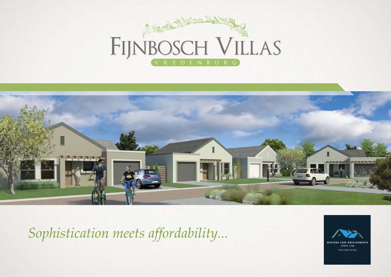 FIJNBOSCH VILLAS - PLOT AND PLAN FOR SALE IN VREDENBURG