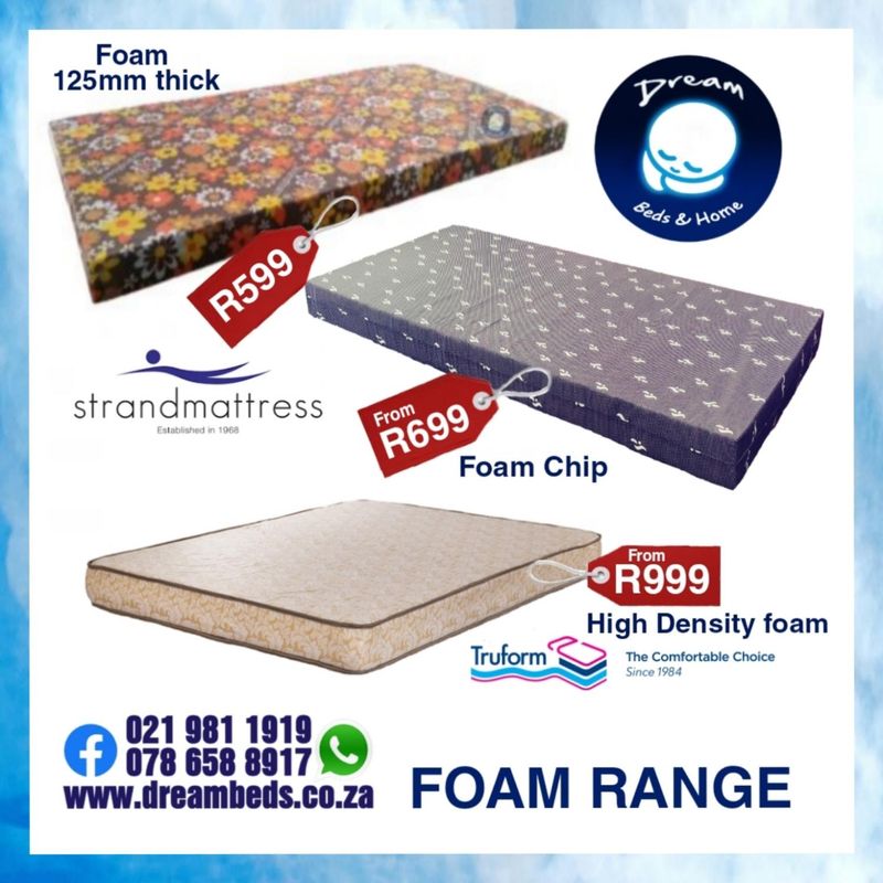 NEW Mattress and BED SETS - Long Lasting Strength from R649