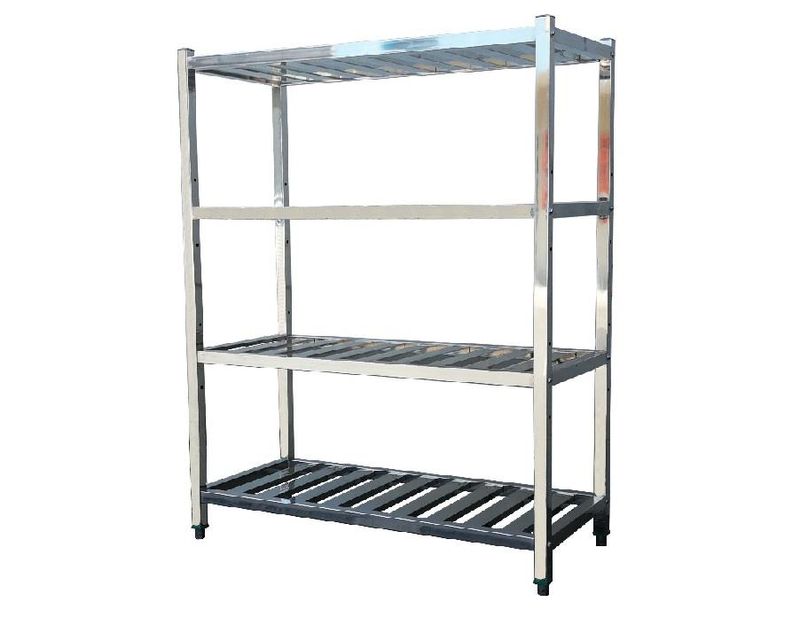 Stainless Steel Pot Shelf -Floor Standing and Wall Mounted