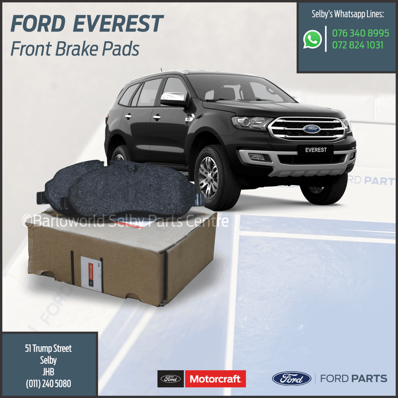 New Genuine Ford Everest Front Brake Pads