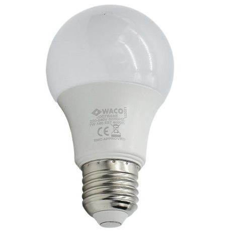 Waco - LED Sphere Bulb / Lamp A60 E27 4000K Cool White - 9W