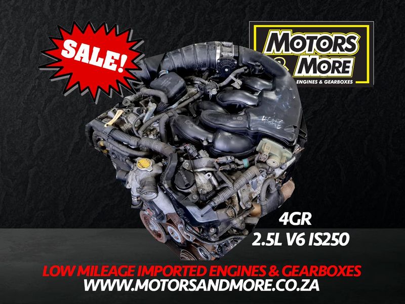 Lexus IS250 4GR 2.5L V6 Engine For Sale - No Trade in Needed
