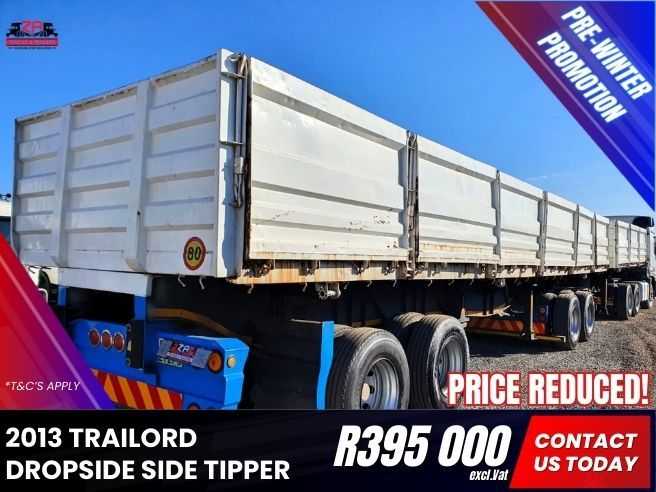 2013 TRAILORD DROPSIDES SUPERLINK TIPPER TRAILER