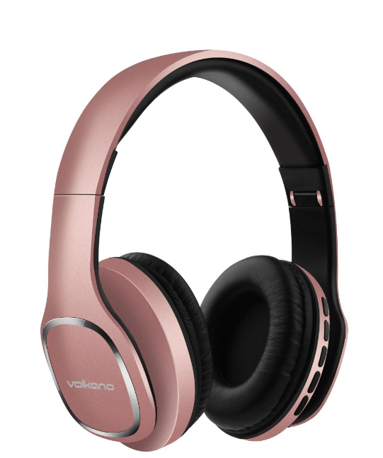 Volkano Wireless Bluetooth Headphones - Phonic Series - Rose Gold NOT WORKING