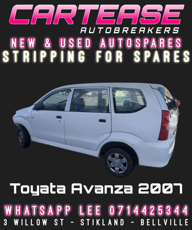 TOYOTA AVANZA 2007 STRIPPING FOR SPARES