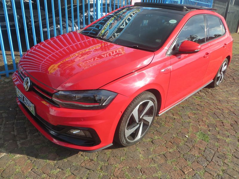 2018 Volkswagen Polo 2.0 TSI GTI DSG, Red with 117000km available now!