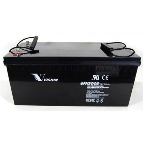 Vision Deep Cycle AGM Battery 6FM100Z-X (For Use With Inverters) (100Ah 12V)