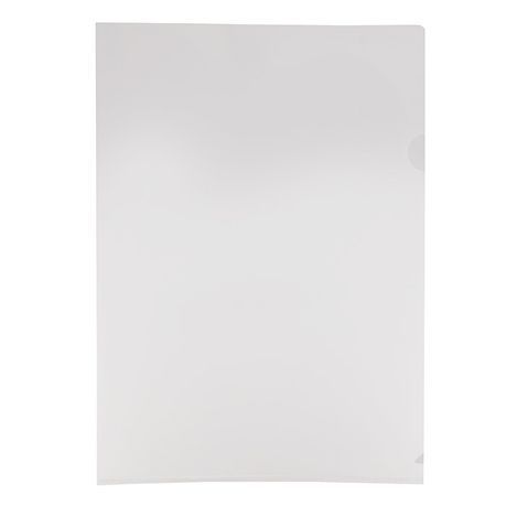 Treeline Secreterial Folder A4 PVC Clear