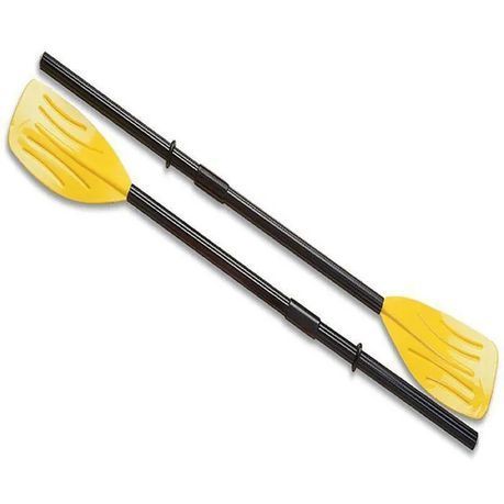 Intex - Kayak Paddle and Boat Oars Combo - Black/ Yellow