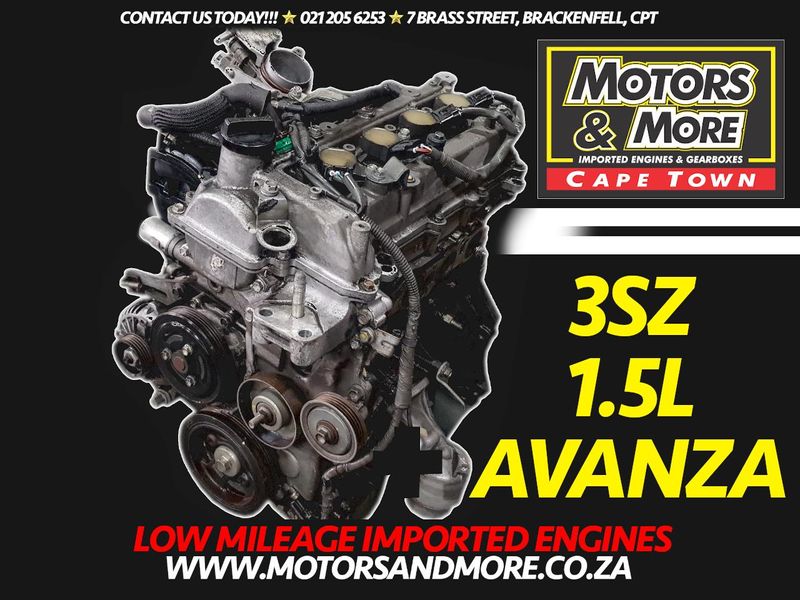 Toyota Avanza 3SZ 1.5 VVti Engine for Sale No Trade in Needed