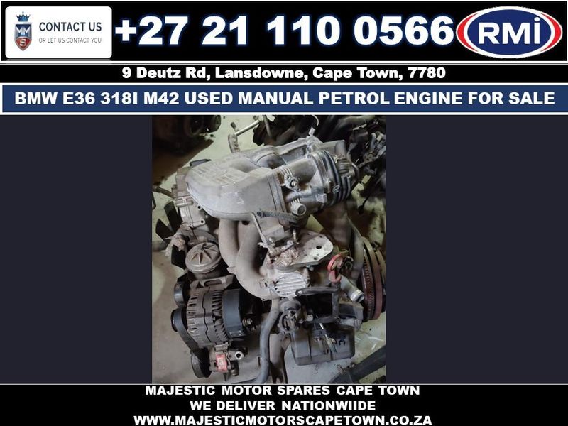 Bmw E36 318I used manual M42 Petrol engine for sale