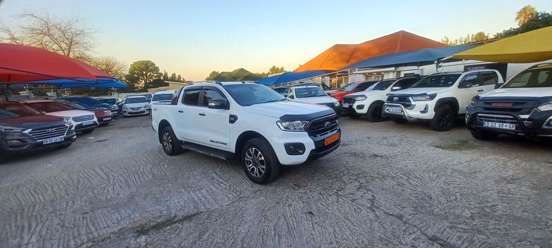 2019 Ford Ranger 3.2 TDCi Wildtrak 4x4 D/Cab AT, excellent condition, full service, 105000km, R307