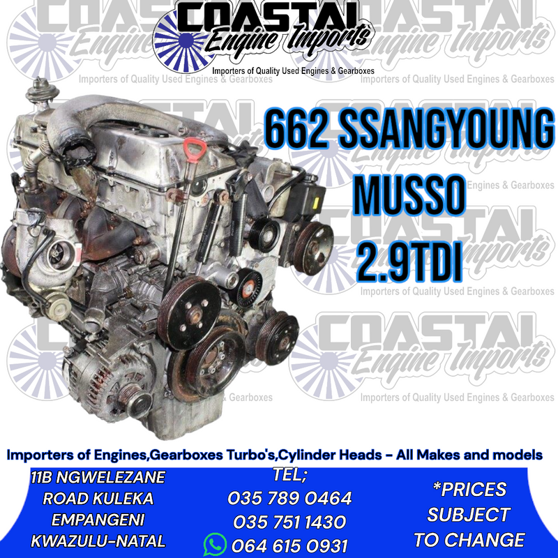 662 SSANGYOUNG MUSSO 2.9 TDI
