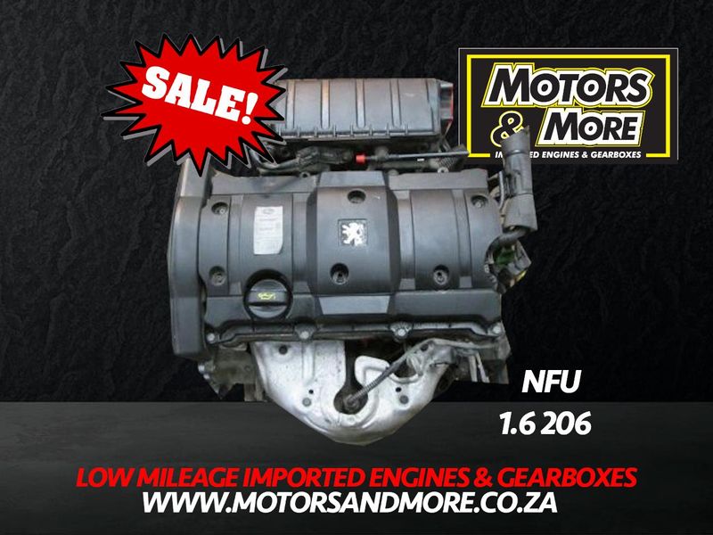 Peugot 206 307 NFU10X 1.6 Engine For Sale No Trade in Needed