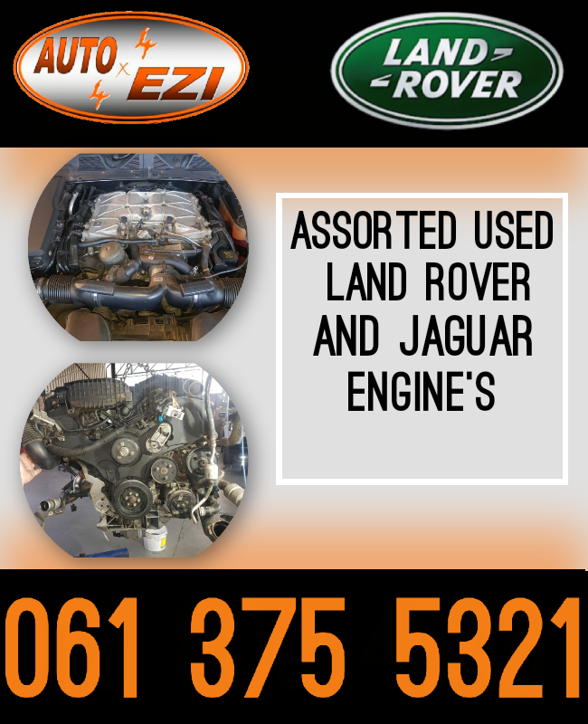 Land Rover and Jaguar engines and engine parts for sale