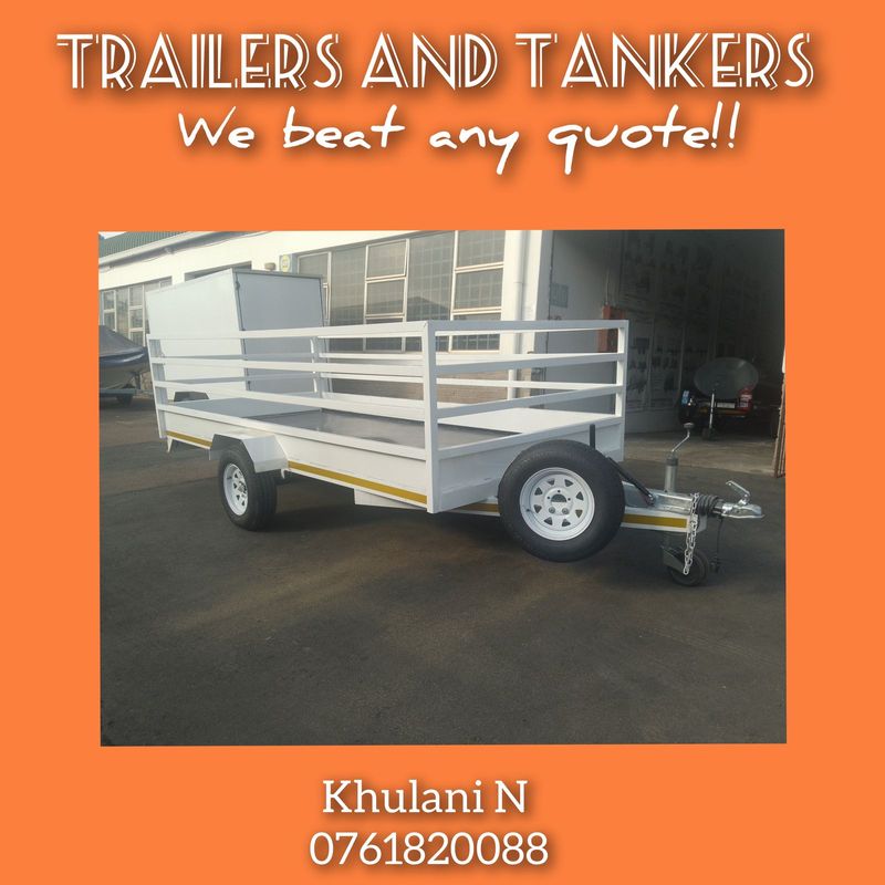 White Trailer  with 1km available now!