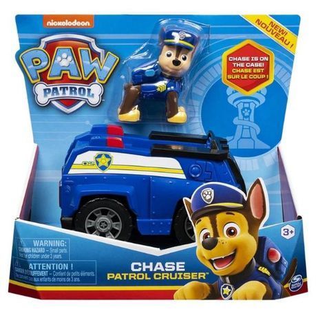 PAW PATROL - Chase Patrol Cruiser Vehicle Including 1 x Chase Figure