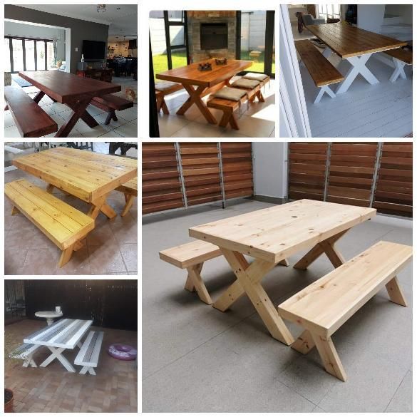 Outdoor &amp; Indoor Wooden Tables
