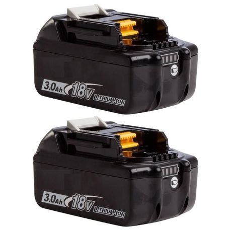 Generic BL1830 Battery for Makita Tools - MK LI 18V (3Ah) - Pack of 2