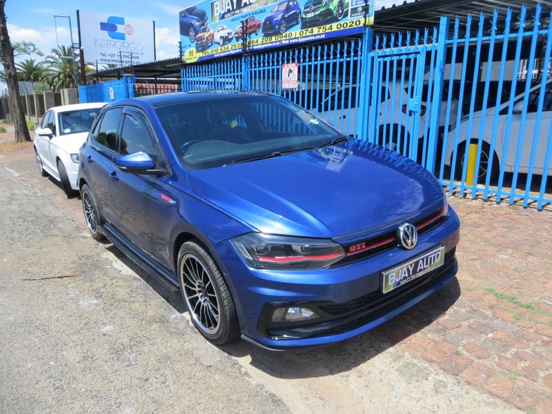2018 Volkswagen Polo 2.0 TSI GTI DSG, Blue with 101000km available now!