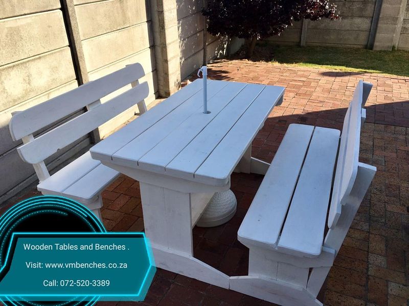 QUALITY WOODEN PATIO BENCHES