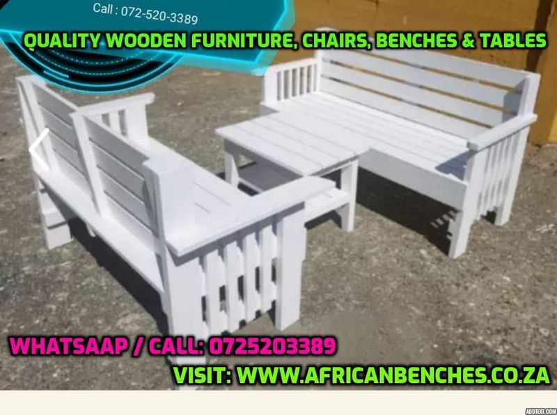 WOODEN PATIO BENCHES &amp; PATIO BENCHES