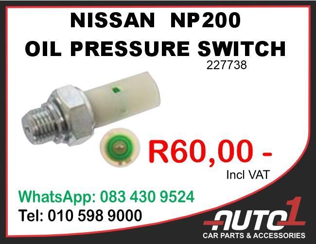 NISSAN NP200 OIL PRESSURE SWITCH