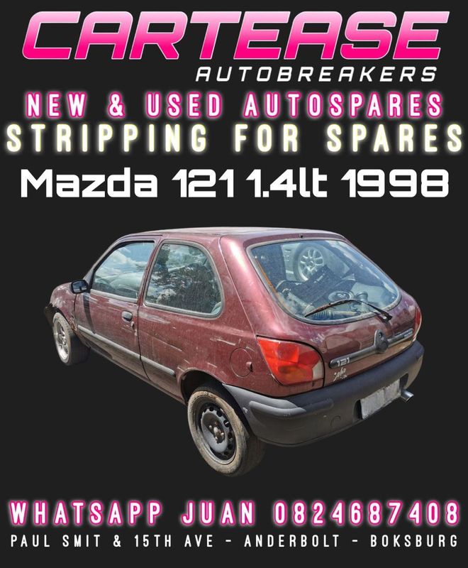 MAZDA 121 1.4LT 1998 STRIPPING FOR SPARES