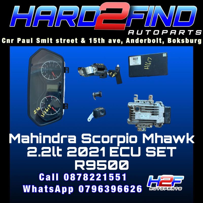MAHINDRA SCORPIO MHAWK 2.2LT 2021 ECU SET