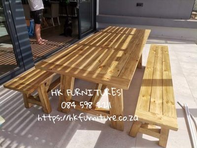 Quality Pinetreated Indoor And Outdoor Benches