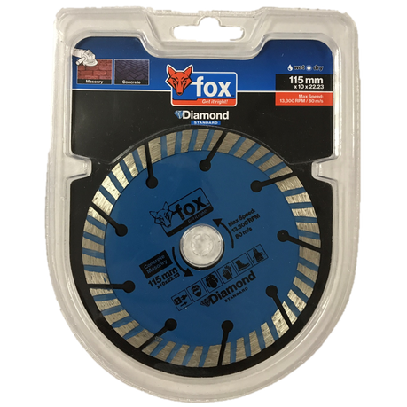 Fox Diamond Wheel Curved Segmented Standard