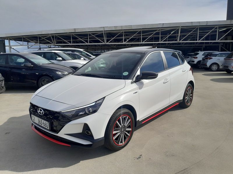 2023 Hyundai i20 MY21 1.0 TGDI N-Line DCT, White with 19000km available now!