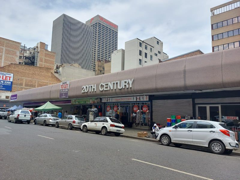 106sqm Well located retail space available for lease in Johannesburg CBD