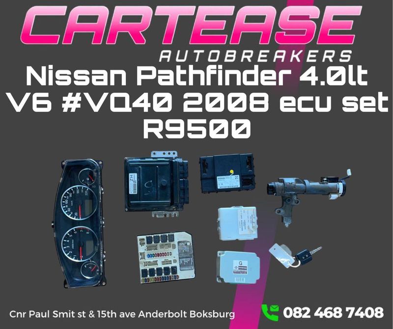 NISSAN PATHFINDER 4.0LT V6 #VQ40 2008 ECU SET