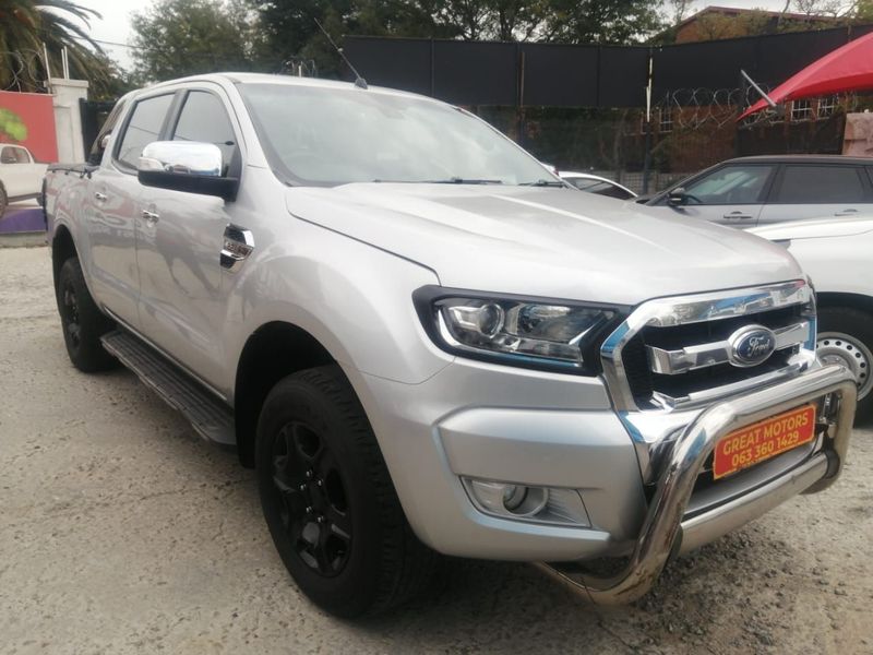 2018 Ford Ranger 2.2 TDCi XLT D/Cab AT in excellent condition,  full service history, 104000km, R290