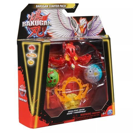 Bakugan - Special Attack Ventri with Smoke and Hammerhead - Starter Pack
