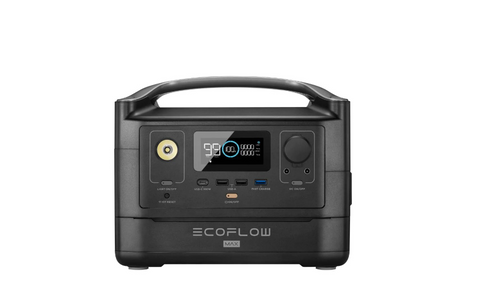 Recoverable Ecoflow River Max 576wh Portable Power Station - Sa Plug Points