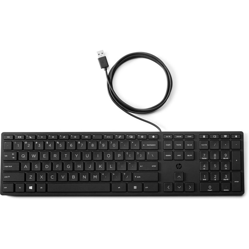 HP 320K Wired Desktop Keyboard 9SR37AA - Brand New