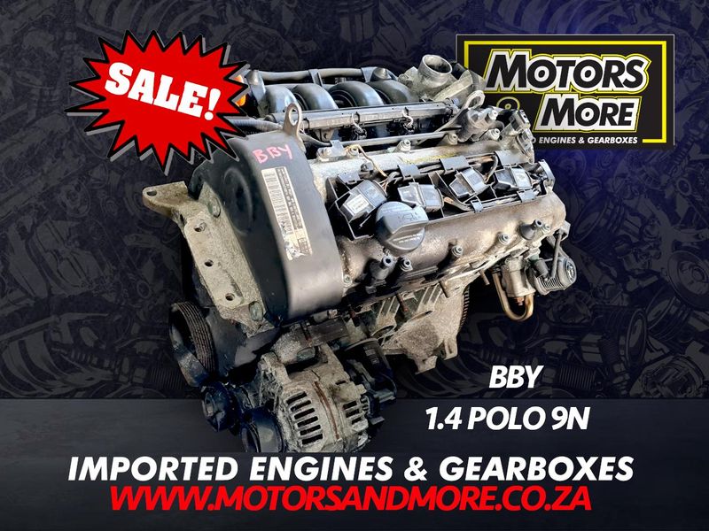 VW Polo BBY-BKY 1.4 Engine For Sale No Trade in Needed