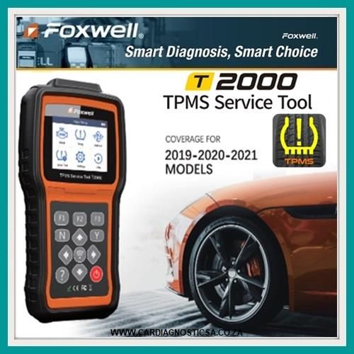 Foxwell T2000 TPMS Service Tool &amp; Tire Pressure Programmer Kit