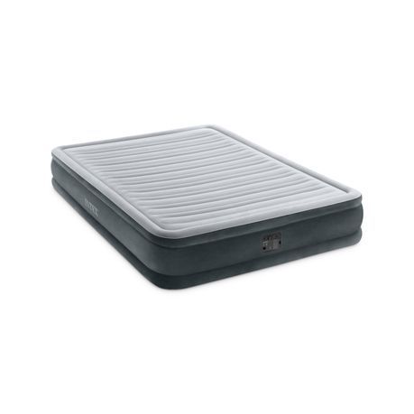 Intex Queen Dura-Beam Comfort-Plush Airbed With With Built In Pump