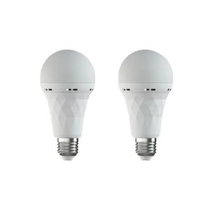 Gizzu - Everglow Screw-in Rechargeable Emergency LED Bulb - Pack of 2