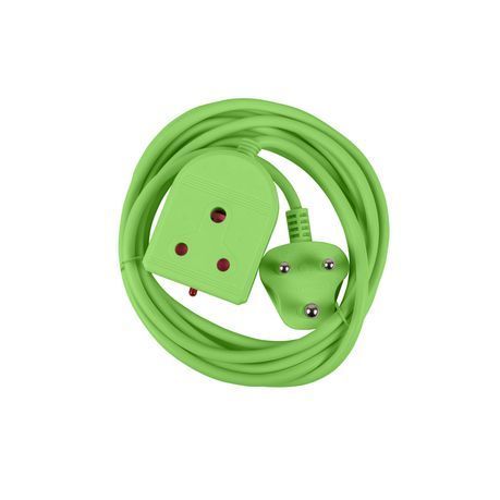 Electricmate 10A 3m Extension Lead - Green