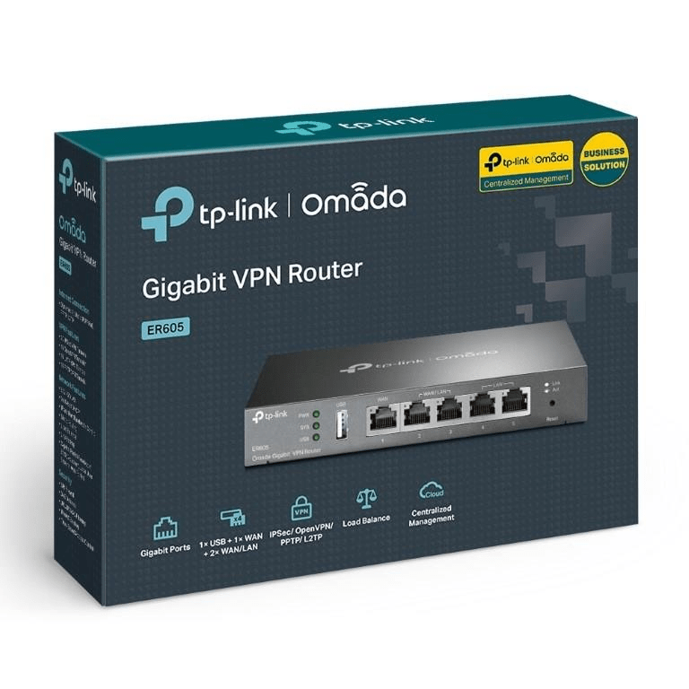TP-Link ER605 Omada Gigabit VPN Router - Brand New