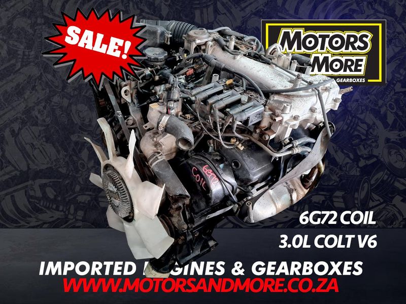 MITSUBISHI COLT 6G72 3.0L V6 Engine For Sale No Trade in Needed