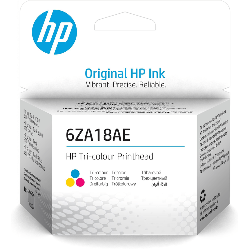 HP Tri-Color Original Printhead 6ZA18AE - Brand New