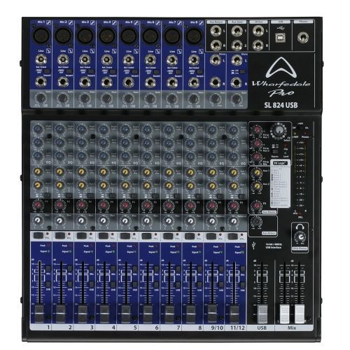 Wharfedale SL824USB 12-Channel Mixer
