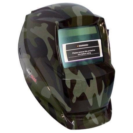 Matweld - Welding &amp;  Grinding Helmet /Auto Darkening Adjustable Helmet -Camo