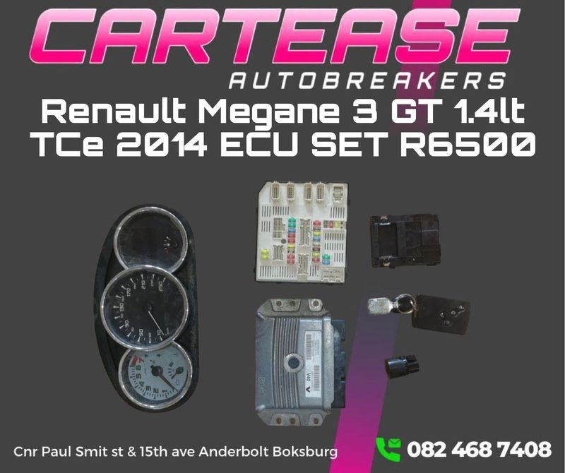 RENAULT MEGANE 3 GT 1.4LT TCe 2014 ECU SET