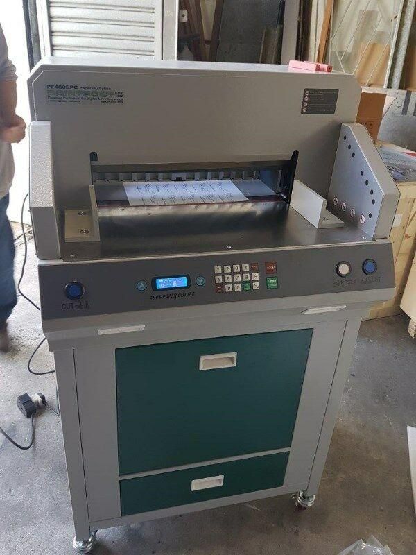 Printing Guillotine PF480EPC A3 paper cutter 480mm wide 80mm, Custom built Heavy duty 220V NEW